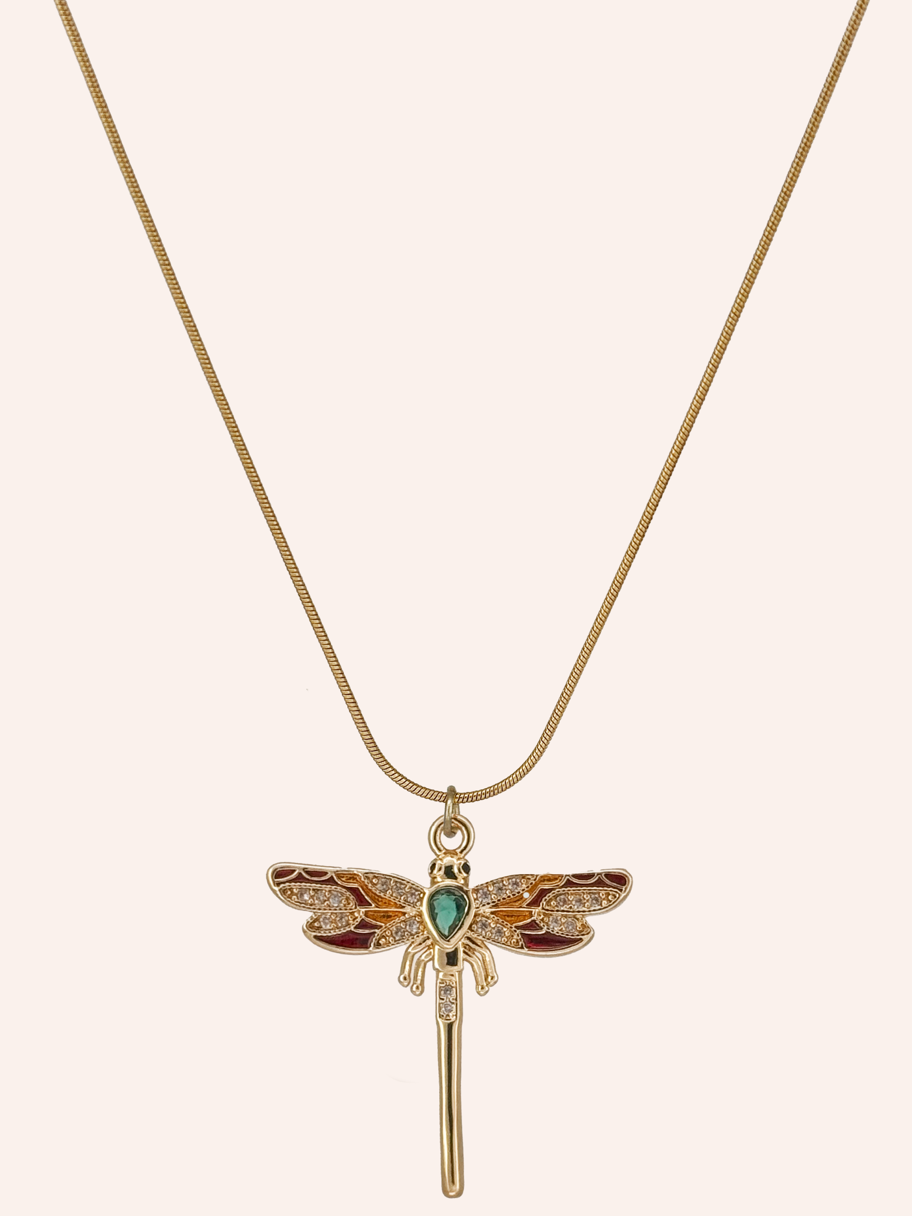 Pendant Necklace Large White Image