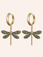 Pendant Earrings Large White Image