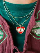 Pendant Necklace Large White Image