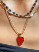 Pendant Necklace Large White Image