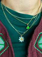 Pendant Necklace Large White Image